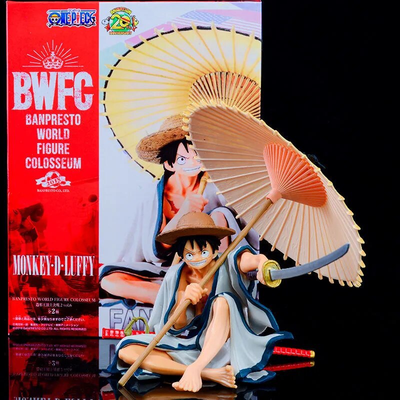 13cm - Monkey D. Luffy with Wagasa - Figurine