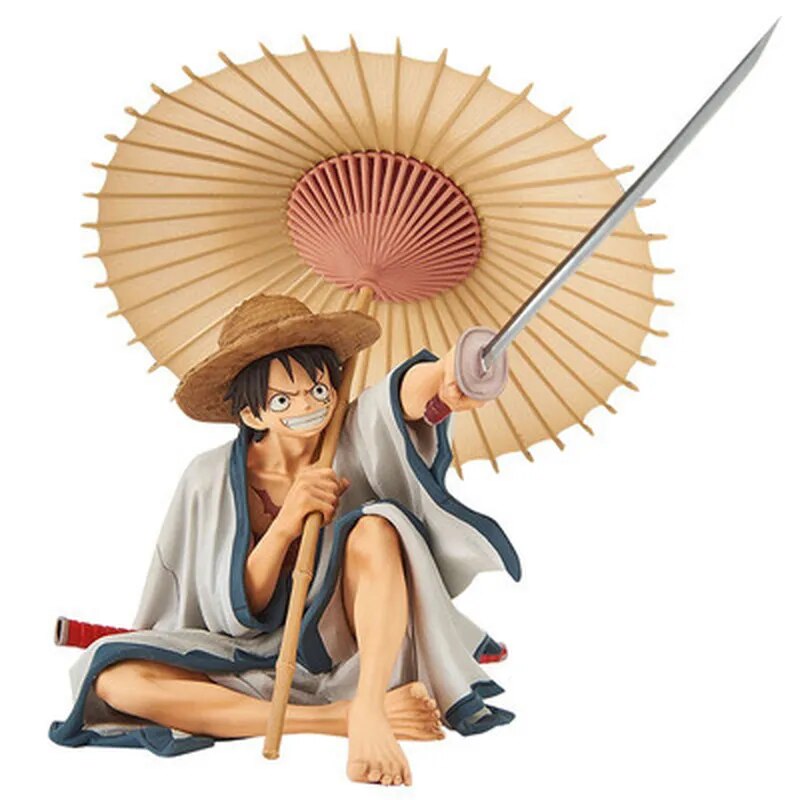 13cm - Monkey D. Luffy with Wagasa - Figurine