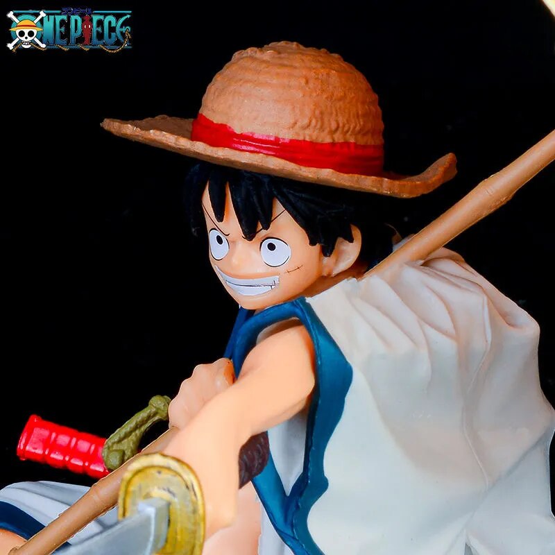 13cm - Monkey D. Luffy with Wagasa - Figurine