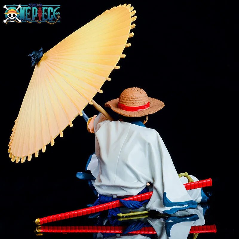 13cm - Monkey D. Luffy with Wagasa - Figurine